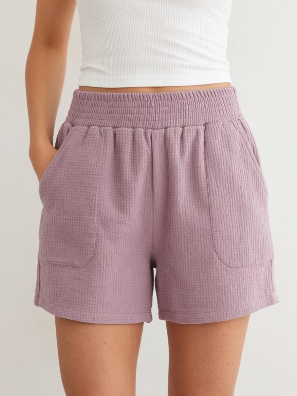 Billabong In The Waves Gauze Shorts Lilac Size XL NWT